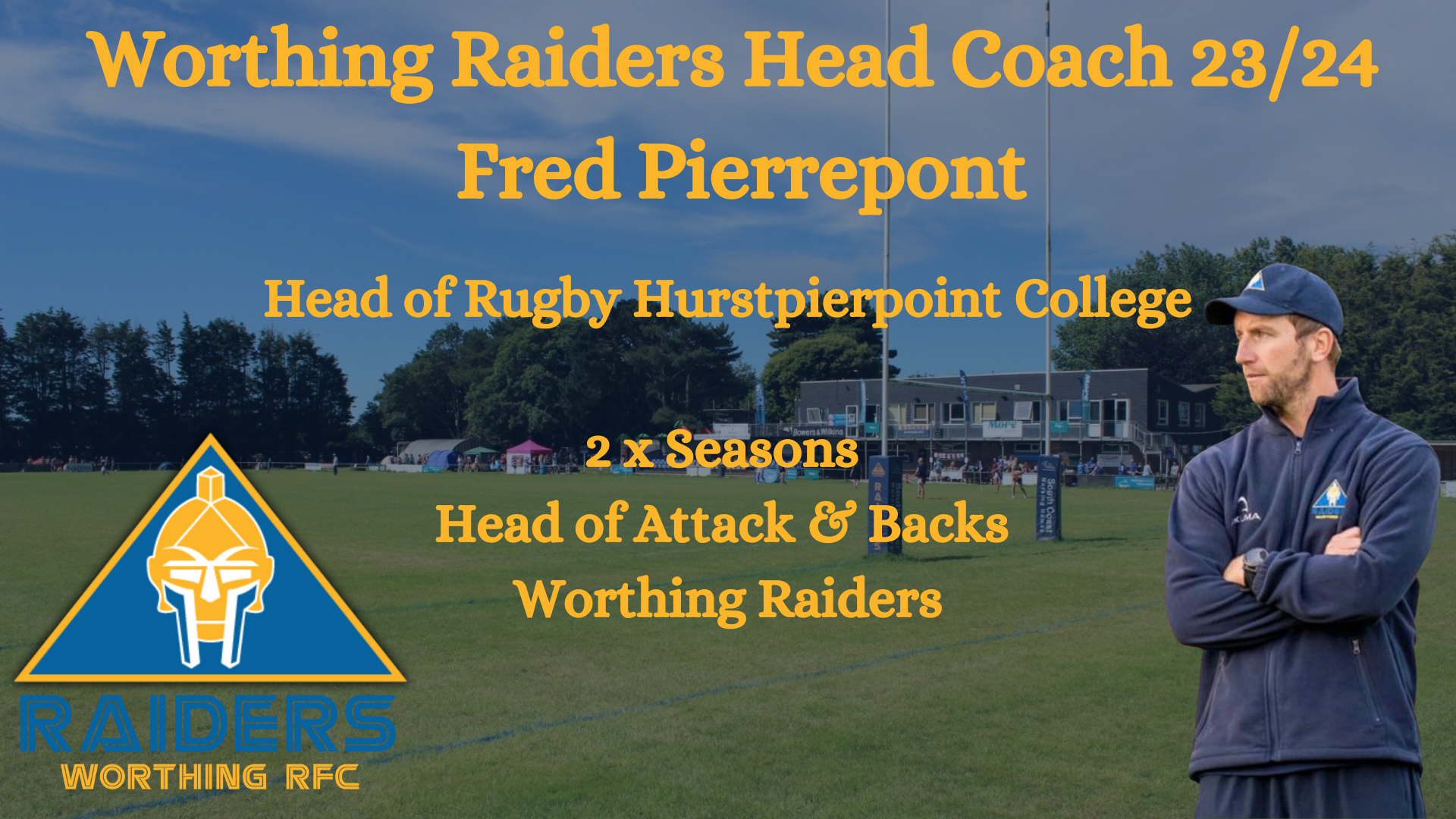 Worthing Raiders Coaching Team Announcement For Season 23/24