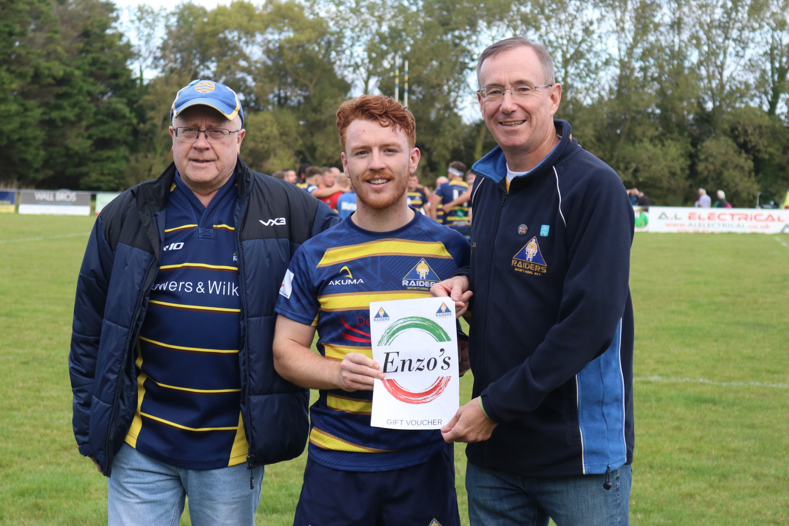 Worthing Raiders 38 Canterbury 45 an exciting game with both sides scoring five tries.